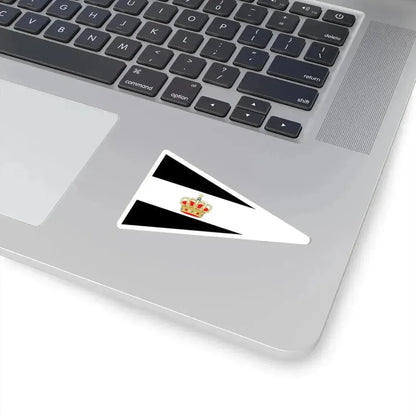 Burgee of Royal Belgian SC (Belgium) STICKER Vinyl Kiss-Cut Decal - The Sticker Space