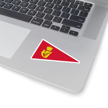 Burgee of Royal Cork YC (Ireland) STICKER Vinyl Kiss-Cut Decal - The Sticker Space