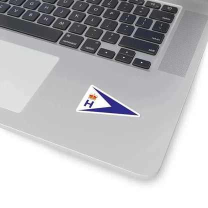 Burgee of Royal Hamilton YC (Canada) STICKER Vinyl Kiss-Cut Decal - The Sticker Space