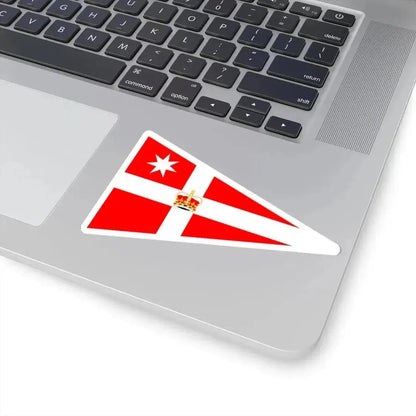 Burgee of Royal Melbourne Yacht Squadron (Australia) STICKER Vinyl Kiss-Cut Decal - The Sticker Space