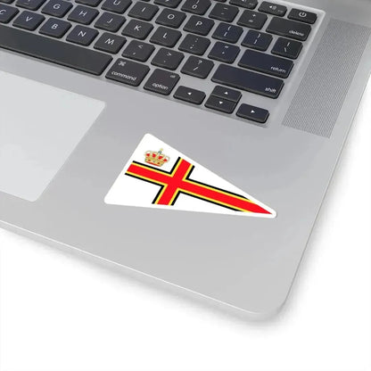 Burgee of Royal North Sea YC (Belgium) STICKER Vinyl Kiss-Cut Decal - The Sticker Space