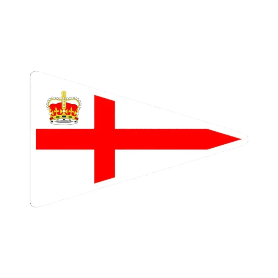 Burgee of royal perth yc (Australia) STICKER Vinyl Kiss-Cut Decal 2 Inch White - The Sticker Space