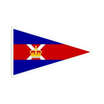 Burgee of Royal St Lawrence YC (Canada) STICKER Vinyl Kiss-Cut Decal 3 Inch White - The Sticker Space