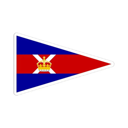 Burgee of Royal St Lawrence YC (Canada) STICKER Vinyl Kiss-Cut Decal 4 Inch White - The Sticker Space