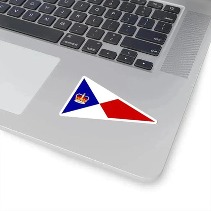 Burgee of Royal Vancouver YC (Canada) STICKER Vinyl Kiss-Cut Decal - The Sticker Space