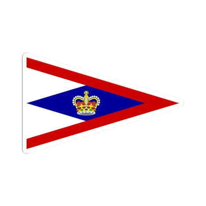 Burgee of Royal Victoria YC (Canada) STICKER Vinyl Kiss-Cut Decal 2 Inch White - The Sticker Space