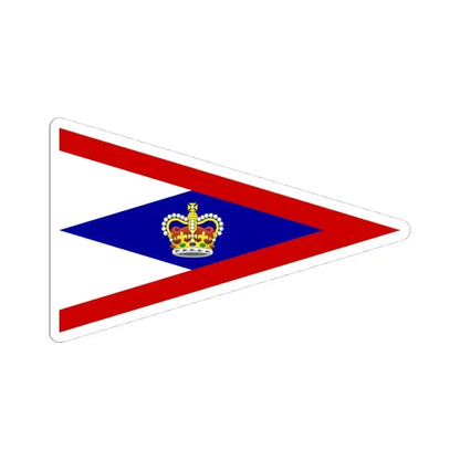 Burgee of Royal Victoria YC (Canada) STICKER Vinyl Kiss-Cut Decal 4 Inch White - The Sticker Space