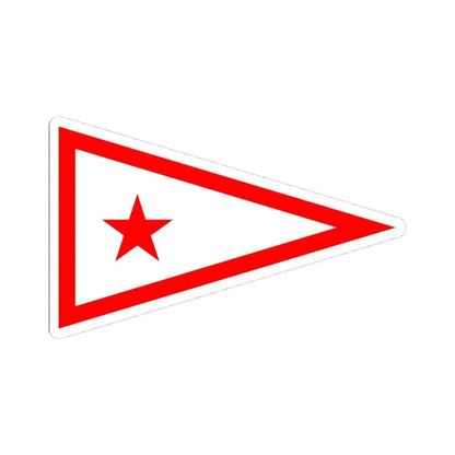 Burgee of Savannah YC (Georgia) STICKER Vinyl Kiss-Cut Decal 4 Inch White - The Sticker Space