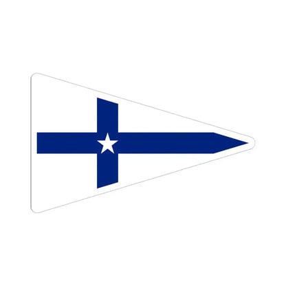 Burgee of SC Porto (Portugal) STICKER Vinyl Kiss-Cut Decal 6 Inch White - The Sticker Space