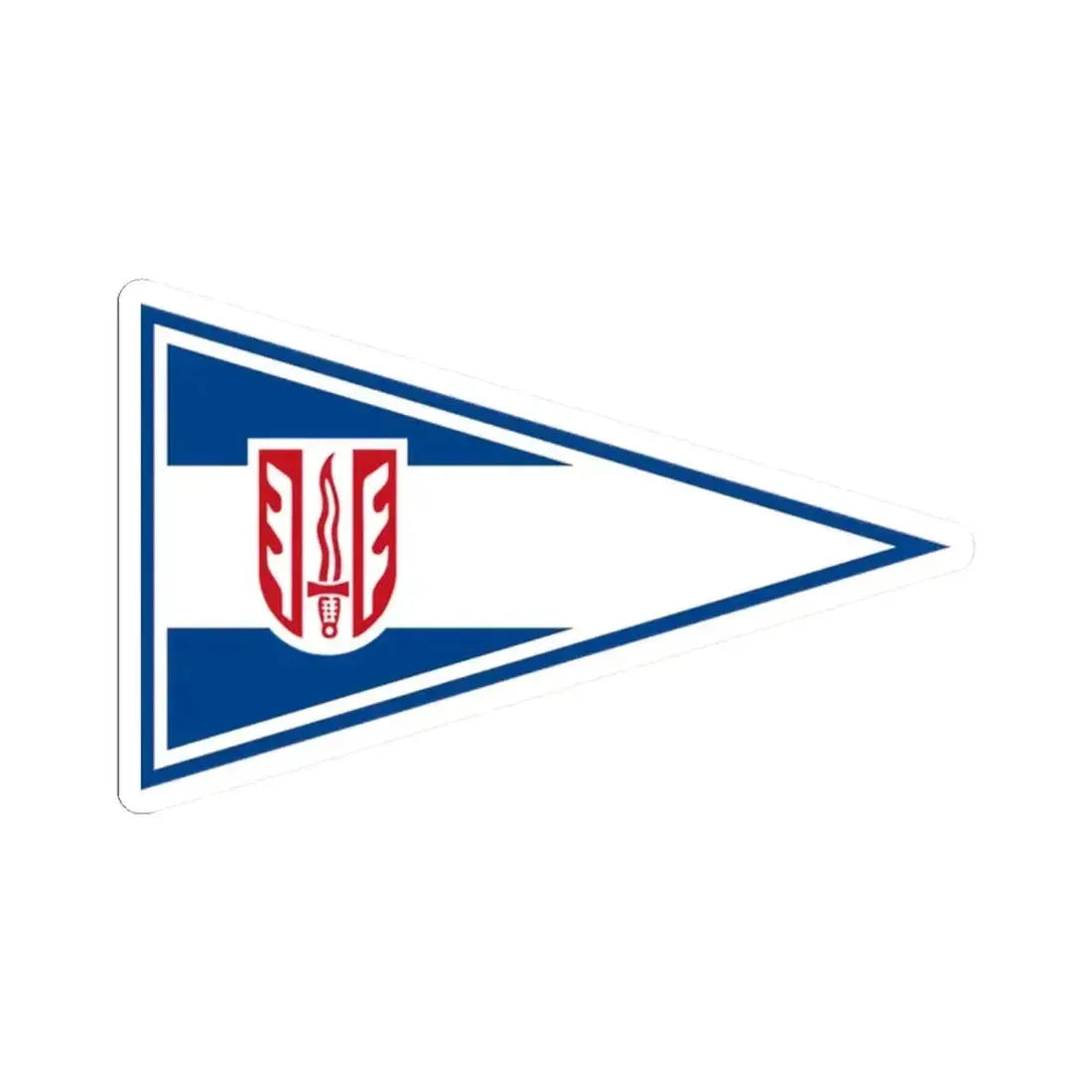 Burgee of Segelclub Mattsee (Austria) STICKER Vinyl Kiss-Cut Decal 2 Inch White - The Sticker Space