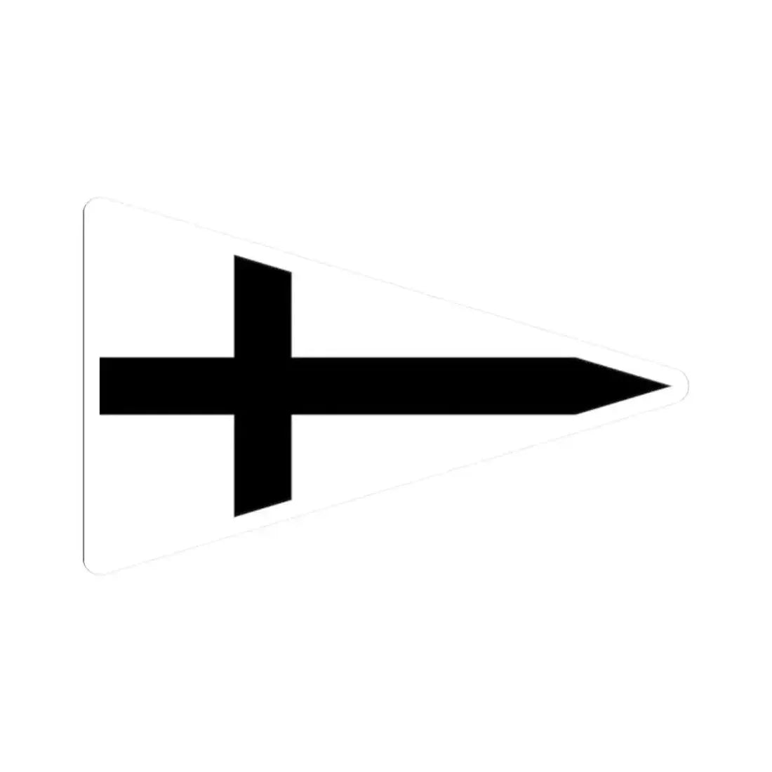 Burgee of Segelclub Rhe (Germany) STICKER Vinyl Kiss-Cut Decal 2 Inch White - The Sticker Space