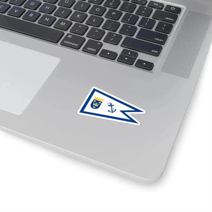 Burgee of Sigtuna Batklubb (Sweden) STICKER Vinyl Kiss-Cut Decal - The Sticker Space