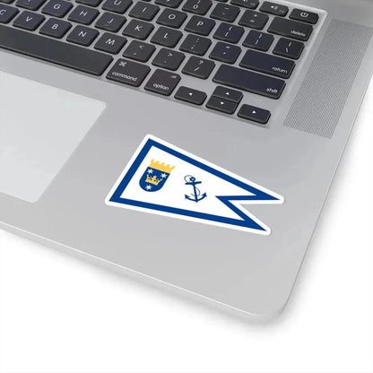 Burgee of Sigtuna Batklubb (Sweden) STICKER Vinyl Kiss-Cut Decal - The Sticker Space