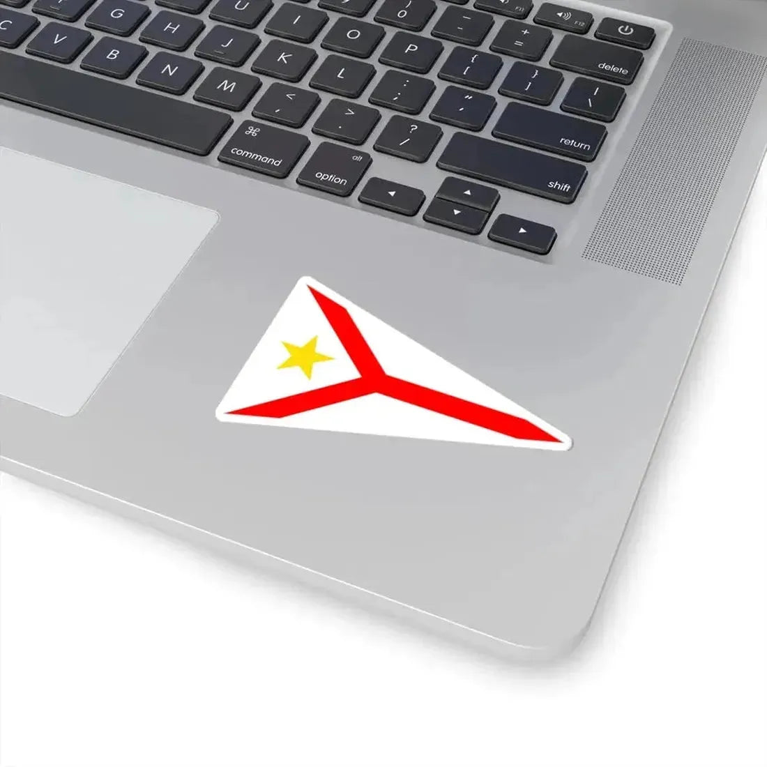 Burgee of Skovshoved Sejlklub (Denmark) STICKER Vinyl Kiss-Cut Decal - The Sticker Space