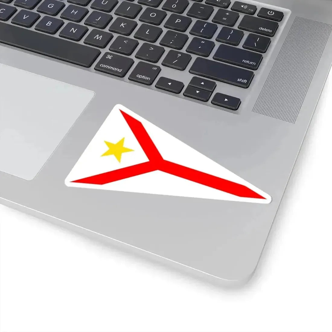 Burgee of Skovshoved Sejlklub (Denmark) STICKER Vinyl Kiss-Cut Decal - The Sticker Space