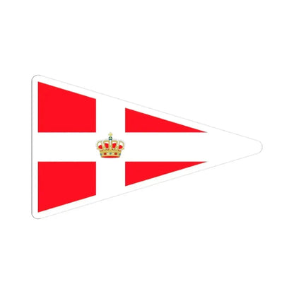 Burgee of SRNA (Belgium) STICKER Vinyl Kiss-Cut Decal 3 Inch White - The Sticker Space