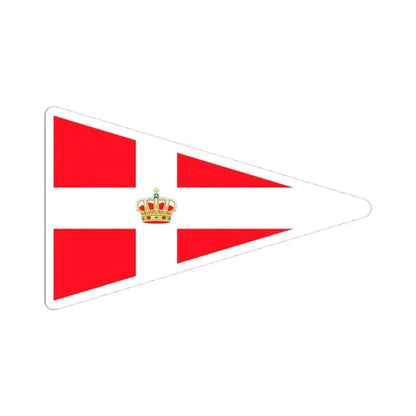 Burgee of SRNA (Belgium) STICKER Vinyl Kiss-Cut Decal 4 Inch White - The Sticker Space