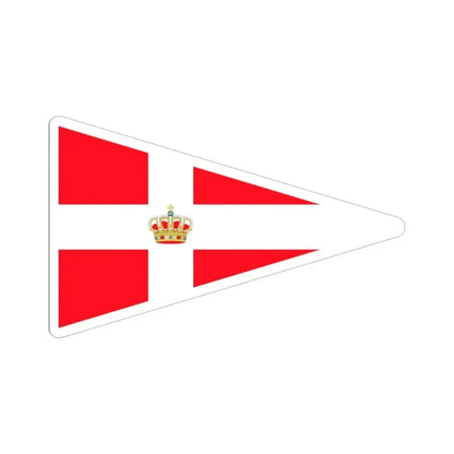 Burgee of SRNA (Belgium) STICKER Vinyl Kiss-Cut Decal 6 Inch White - The Sticker Space