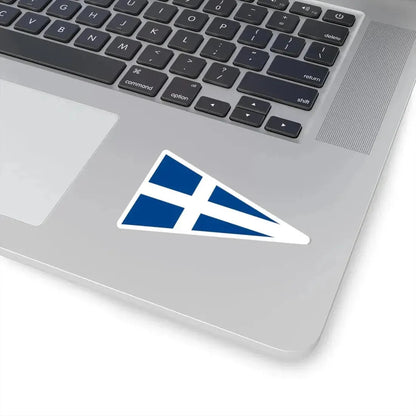 Burgee of Stavanger Seilforening (Norway) STICKER Vinyl Kiss-Cut Decal - The Sticker Space