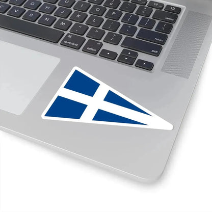 Burgee of Stavanger Seilforening (Norway) STICKER Vinyl Kiss-Cut Decal - The Sticker Space