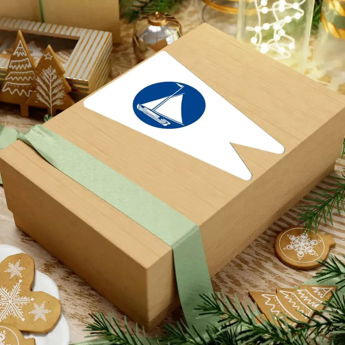 Burgee of Tralhavets Batklubb (Sweden) STICKER Vinyl Kiss-Cut Decal - The Sticker Space