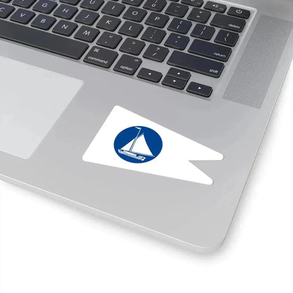 Burgee of Tralhavets Batklubb (Sweden) STICKER Vinyl Kiss-Cut Decal - The Sticker Space