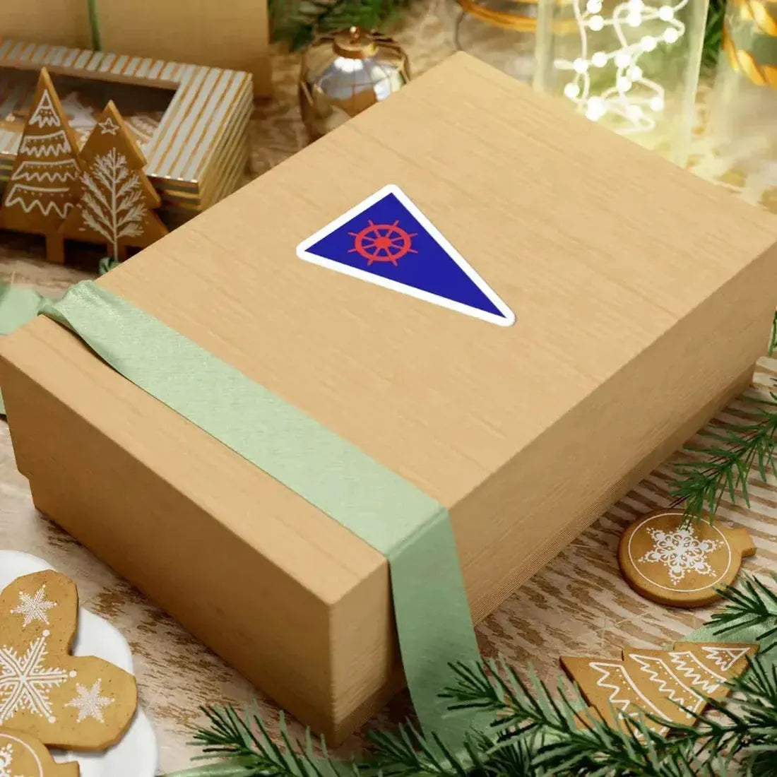 Burgee of Y C Rosario (Argentina) STICKER Vinyl Kiss-Cut Decal - The Sticker Space