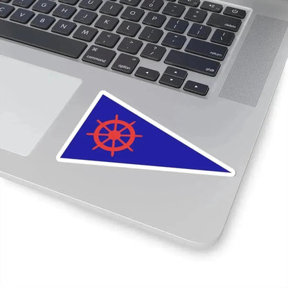 Burgee of Y C Rosario (Argentina) STICKER Vinyl Kiss-Cut Decal - The Sticker Space