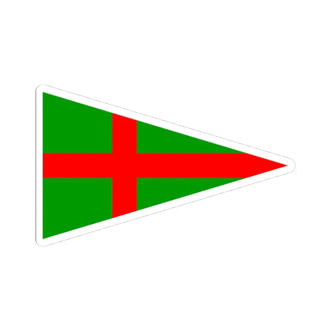 Burgee of YC Adriaco (Italy) STICKER Vinyl Kiss-Cut Decal - The Sticker Space