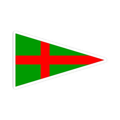 Burgee of YC Adriaco (Italy) STICKER Vinyl Kiss-Cut Decal - The Sticker Space