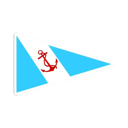 Burgee of YC Argentino (Argentina) STICKER Vinyl Kiss-Cut Decal 2 Inch White - The Sticker Space