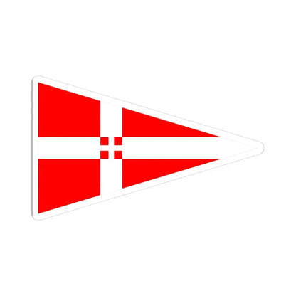 Burgee of yc italiano (Italy) STICKER Vinyl Kiss-Cut Decal - The Sticker Space