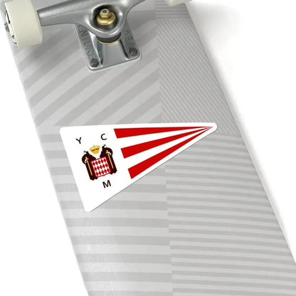 Burgee of YC Monaco (Monaco) STICKER Vinyl Kiss-Cut Decal - The Sticker Space