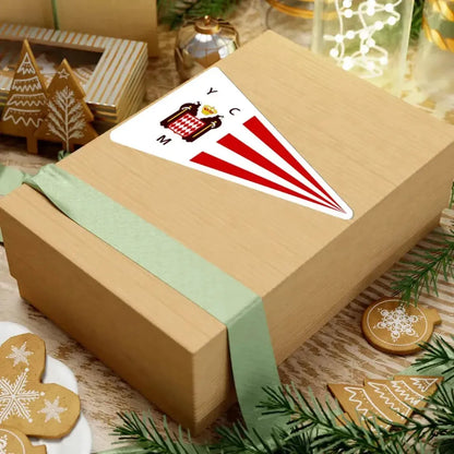 Burgee of YC Monaco (Monaco) STICKER Vinyl Kiss-Cut Decal - The Sticker Space