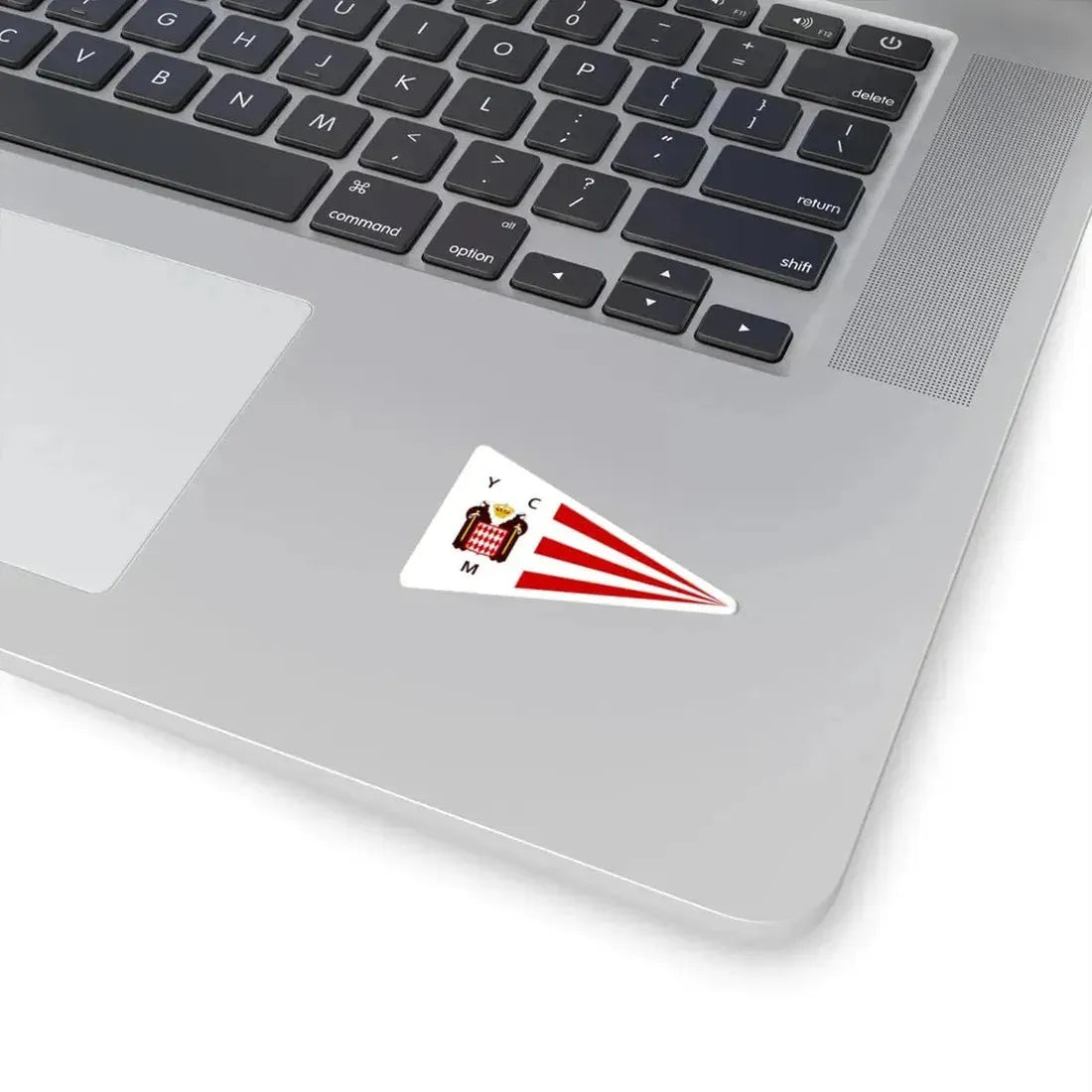 Burgee of YC Monaco (Monaco) STICKER Vinyl Kiss-Cut Decal - The Sticker Space