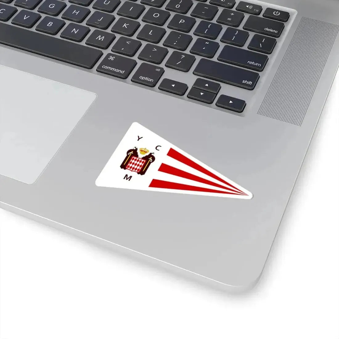 Burgee of YC Monaco (Monaco) STICKER Vinyl Kiss-Cut Decal - The Sticker Space