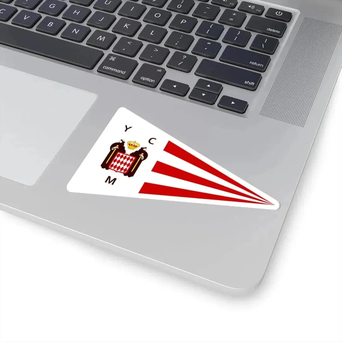 Burgee of YC Monaco (Monaco) STICKER Vinyl Kiss-Cut Decal - The Sticker Space