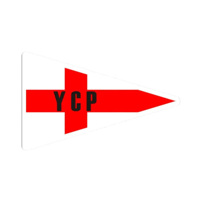 Burgee of YC Peruano (Peru) STICKER Vinyl Kiss-Cut Decal 2 Inch White - The Sticker Space