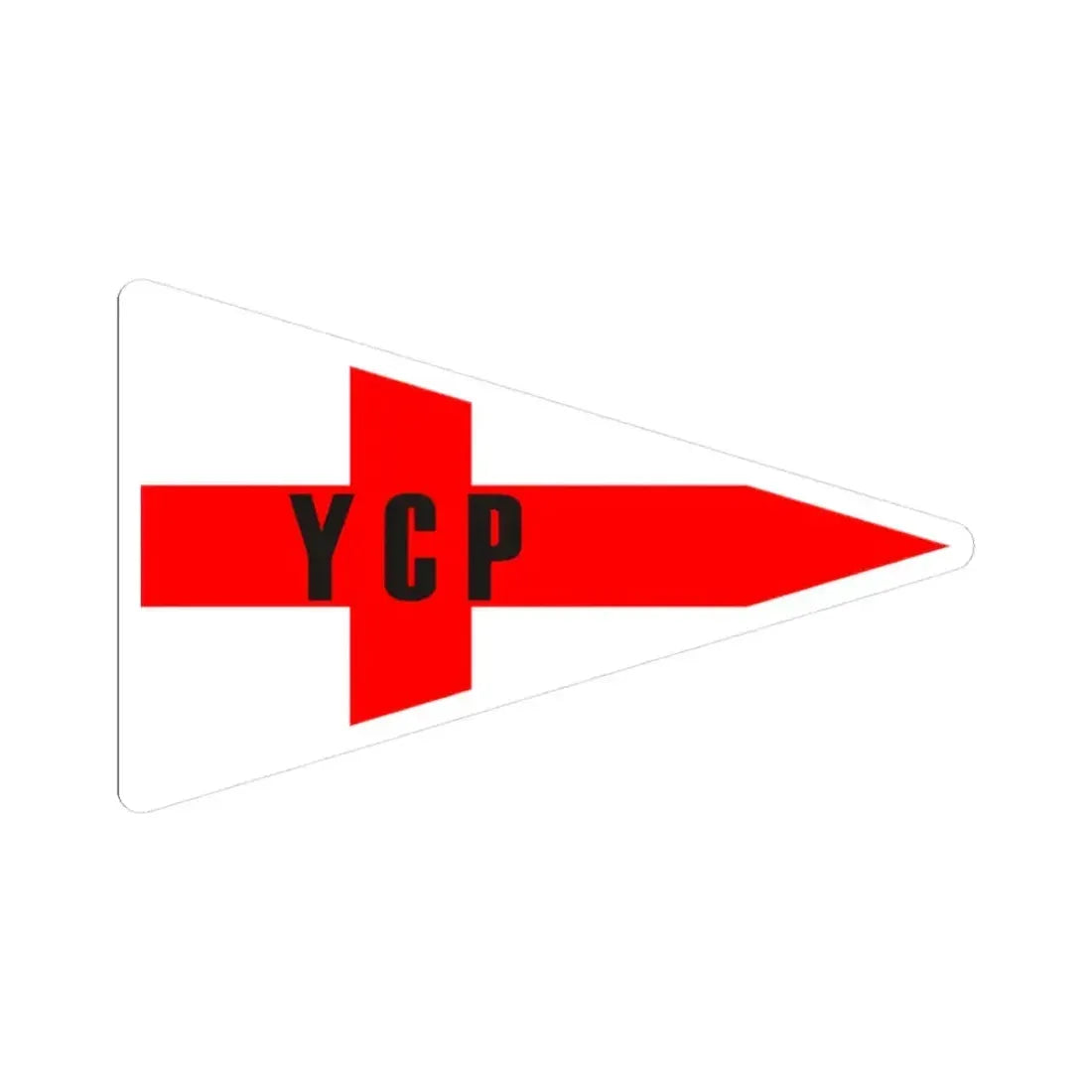 Burgee of YC Peruano (Peru) STICKER Vinyl Kiss-Cut Decal 3 Inch White - The Sticker Space