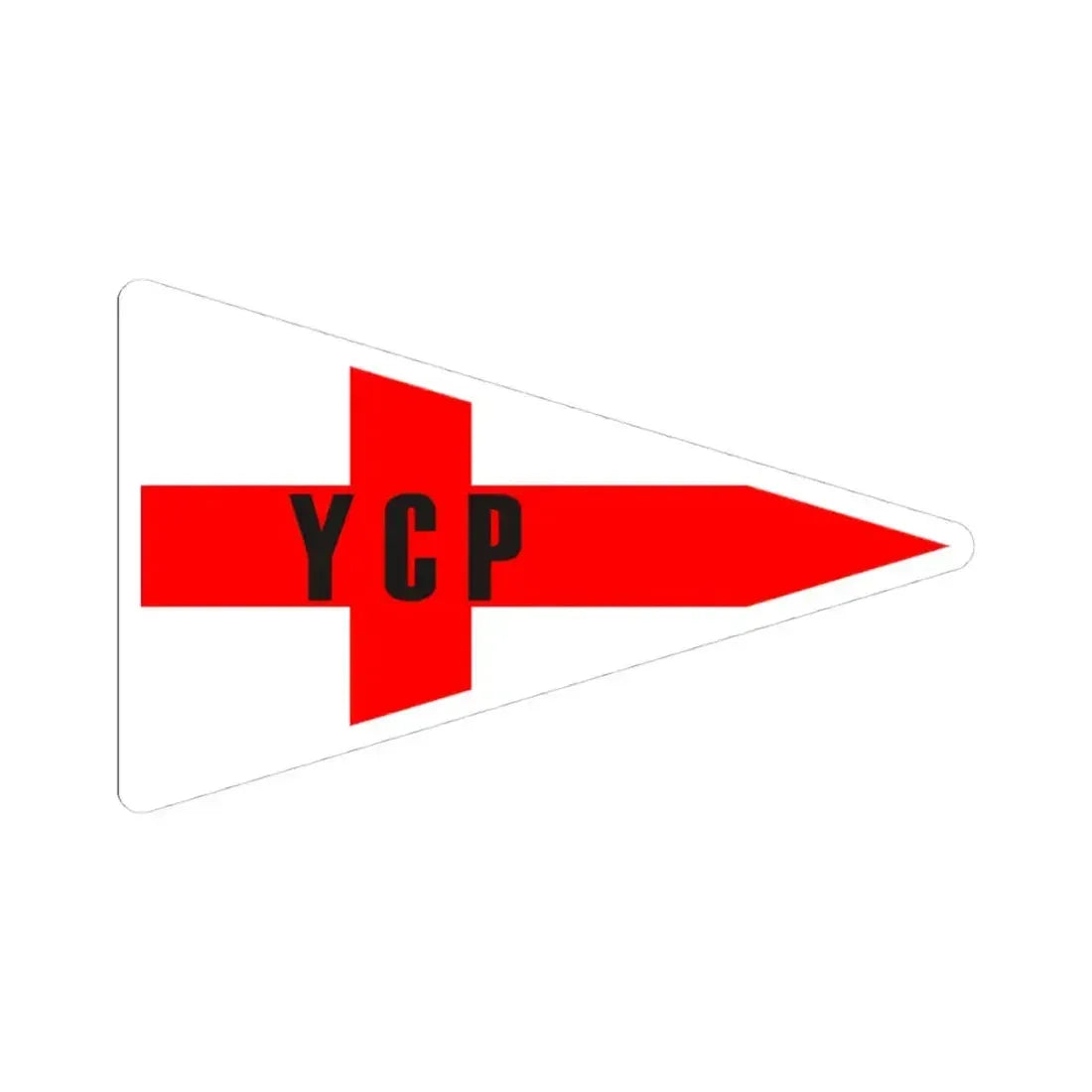 Burgee of YC Peruano (Peru) STICKER Vinyl Kiss-Cut Decal 4 Inch White - The Sticker Space