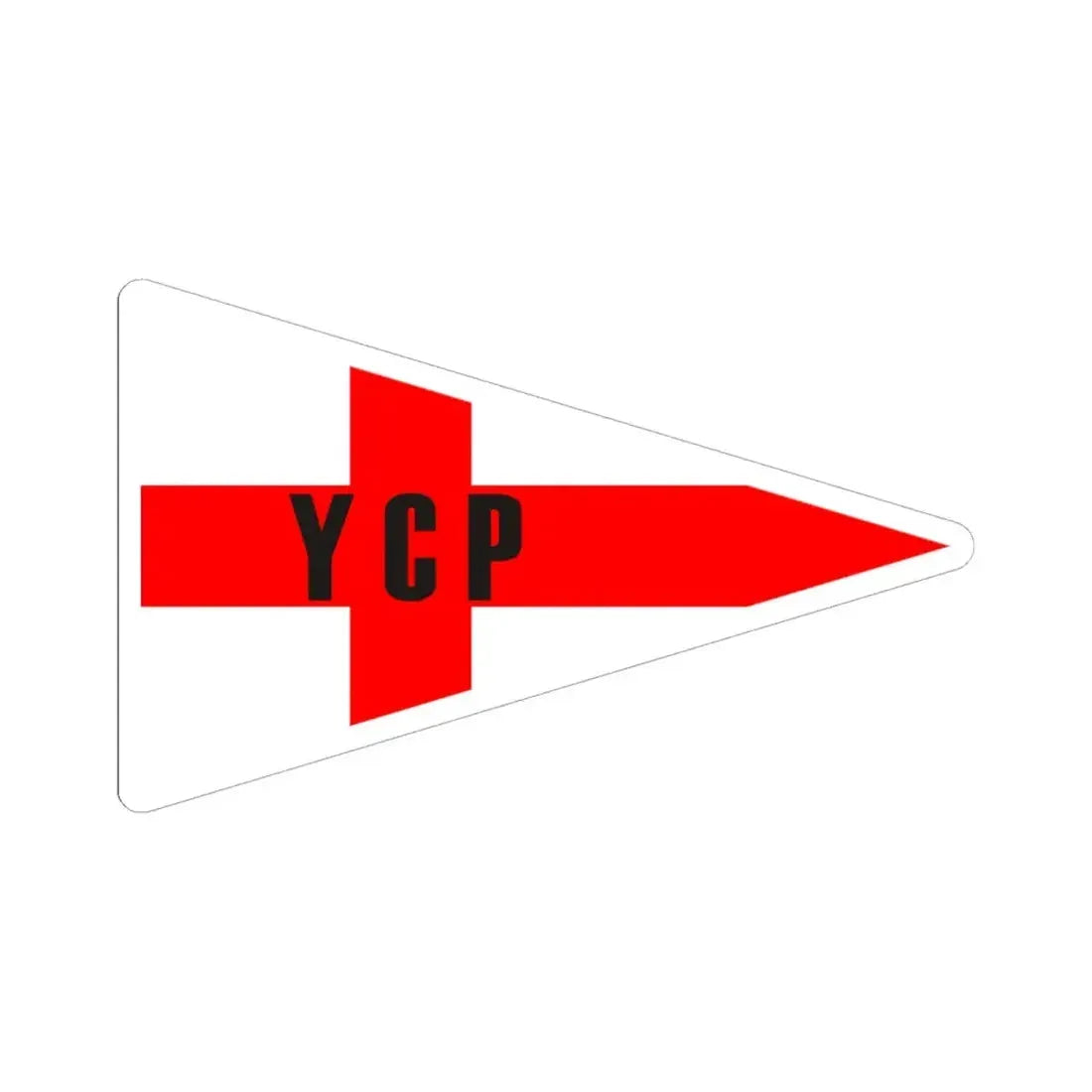 Burgee of YC Peruano (Peru) STICKER Vinyl Kiss-Cut Decal 6 Inch White - The Sticker Space