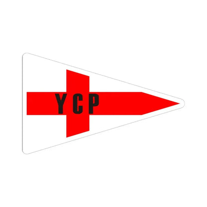 Burgee of YC Peruano (Peru) STICKER Vinyl Kiss-Cut Decal 6 Inch White - The Sticker Space