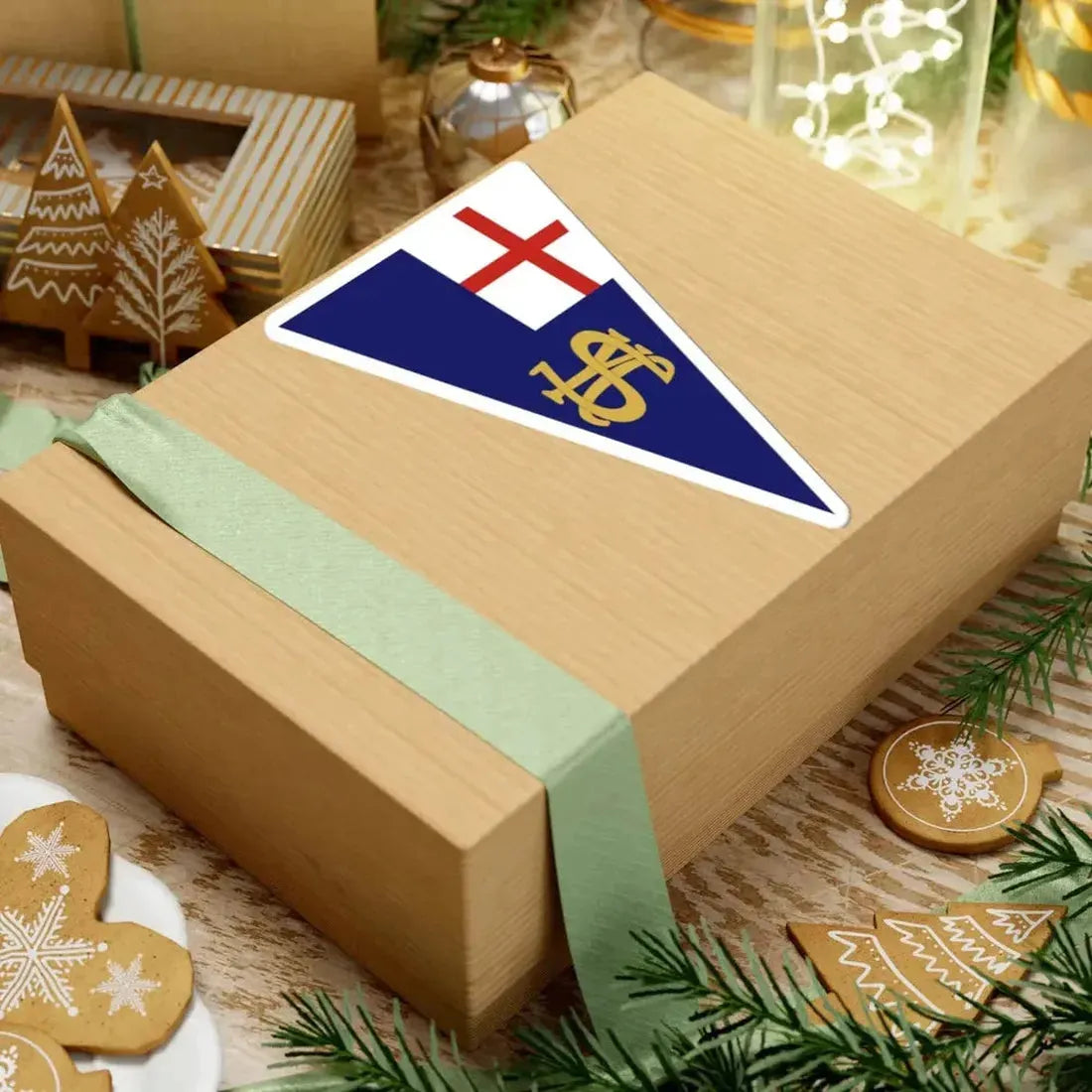 Burgee of YC Sanremo (Italy) STICKER Vinyl Kiss-Cut Decal - The Sticker Space