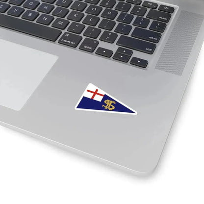 Burgee of YC Sanremo (Italy) STICKER Vinyl Kiss-Cut Decal - The Sticker Space