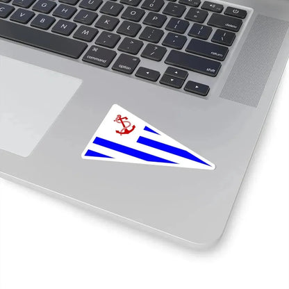 Burgee of YC Uruguayo (Uruguay) STICKER Vinyl Kiss-Cut Decal - The Sticker Space