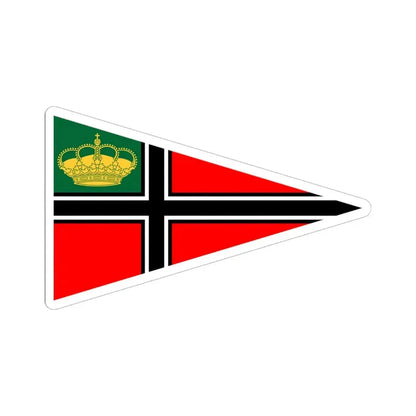 Burgee rcn puerto pollensa (Spain) STICKER Vinyl Kiss-Cut Decal 6 Inch White - The Sticker Space