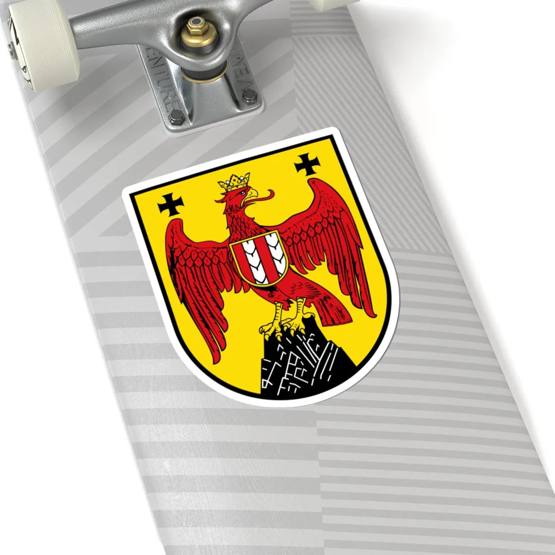 Burgenland Wappen (Austria) (Coat of Arms) STICKER Vinyl Kiss-Cut Decal - The Sticker Space