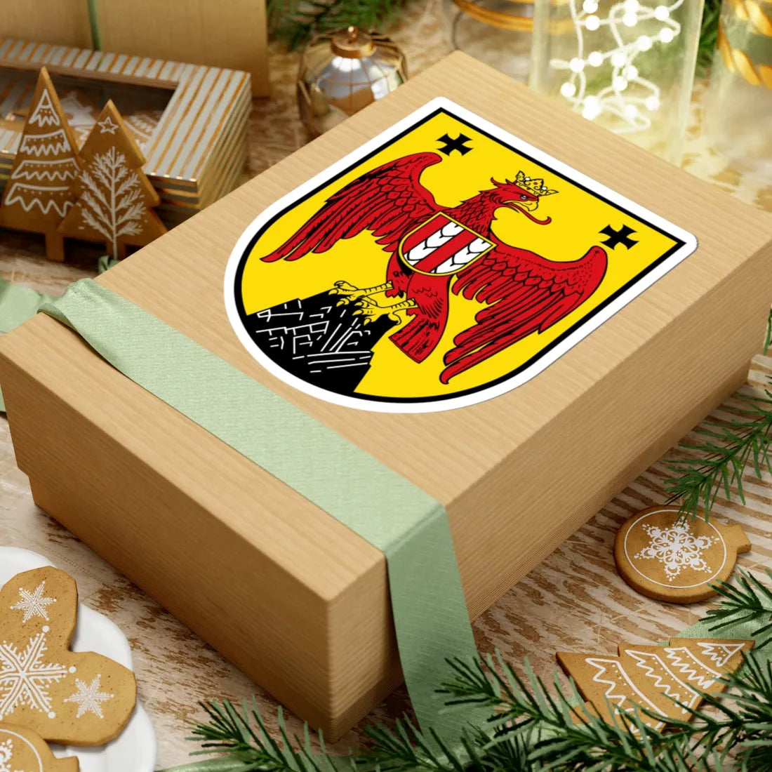 Burgenland Wappen (Austria) (Coat of Arms) STICKER Vinyl Kiss-Cut Decal - The Sticker Space