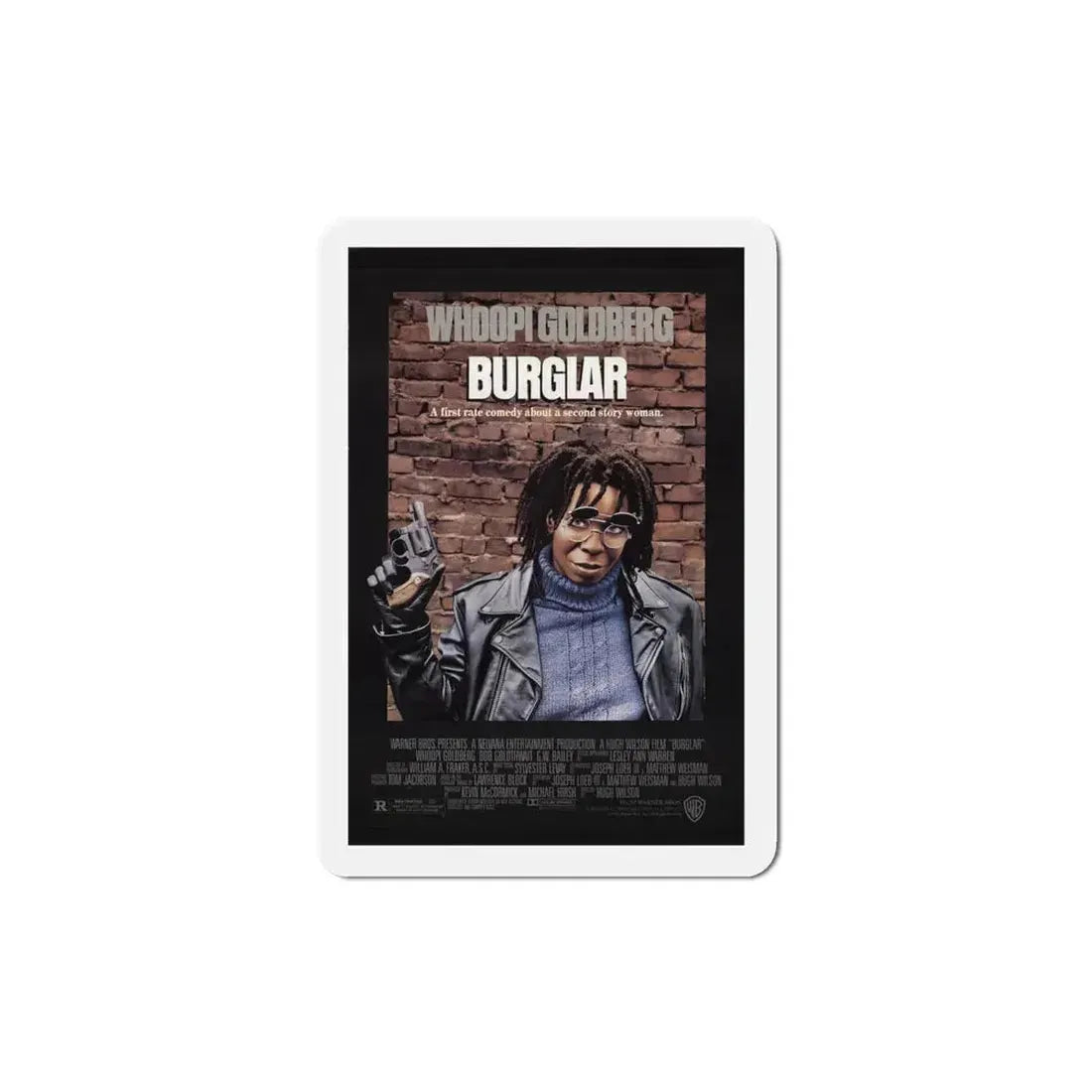 Burglar 1987 Movie Poster Refrigerator Magnet 4 Inch - The Sticker Space