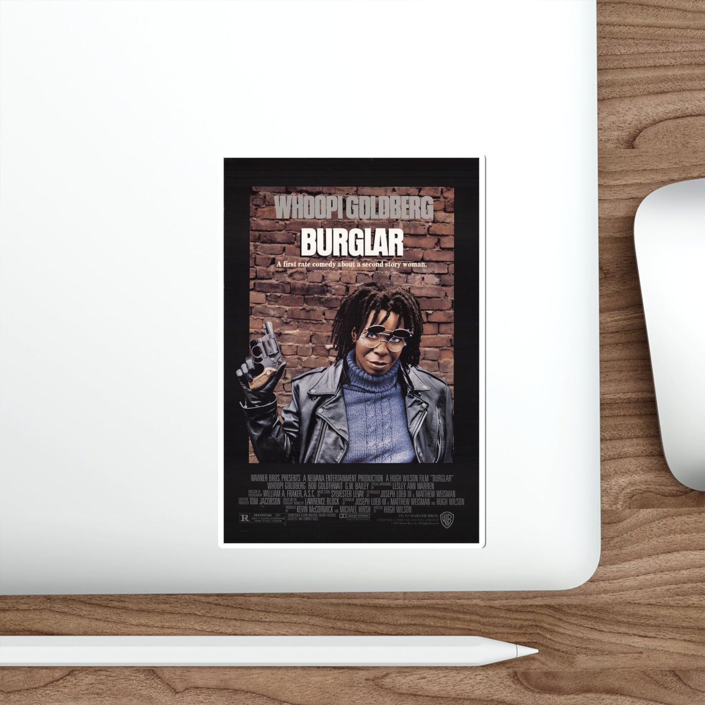 Burglar 1987 Movie Poster STICKER Vinyl Die-Cut Decal-The Sticker Space